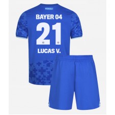 Bayer Leverkusen Lucas Vazquez #21 Tredjedraktsett Barn 2025-26 Kortermet (+ korte bukser)